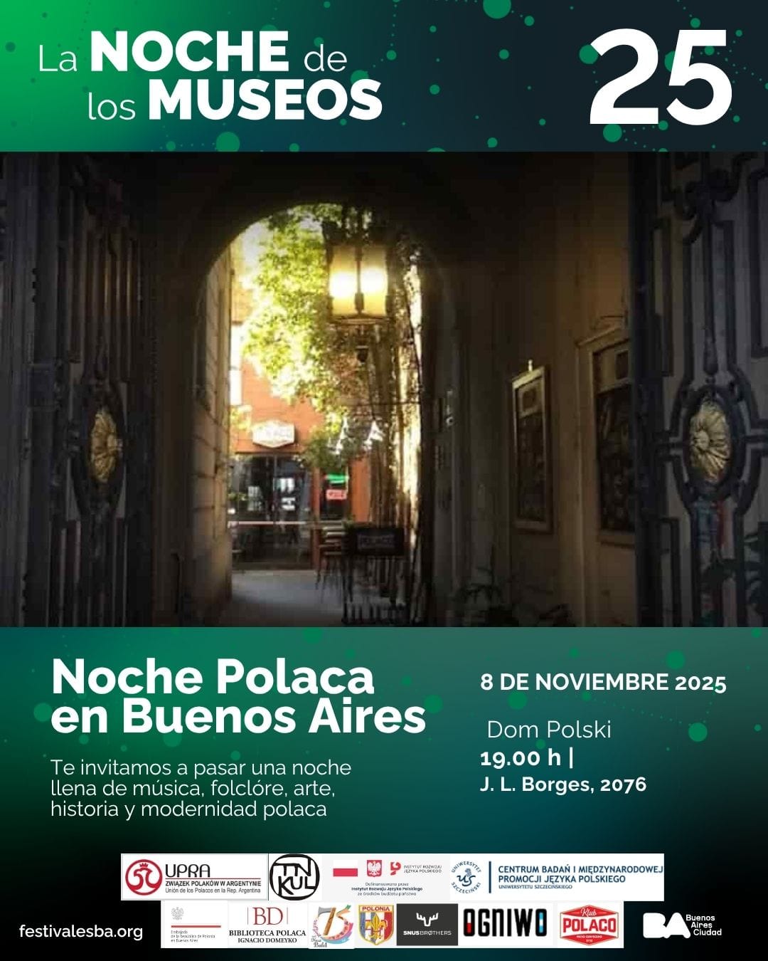 Noche de los Museos en el Dom Polski de Buenos Aires